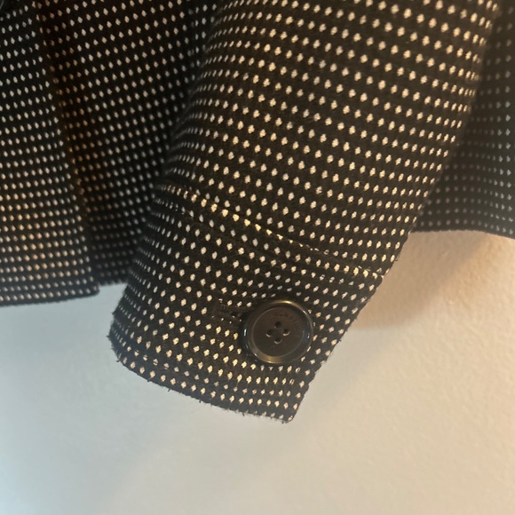 Navy and White check Women's Jones Signature Jacket Sz. 8 - Picture 4 of 6